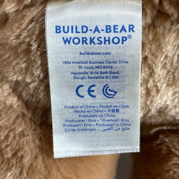 Build-A-Bear Plush Happy Birthday Brown Teddy 15" Stuffed Animal Toy - Picture 5 of 11